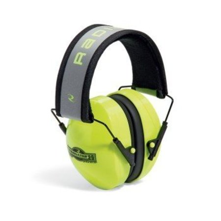 RADIANS Hi-Visibility Terminator 29 Ear Muffs Hi-Viz Green HNG595-NG